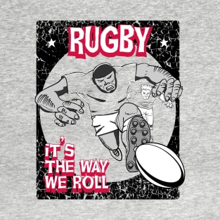 Rugby Comic Style Player 3 T-Shirt